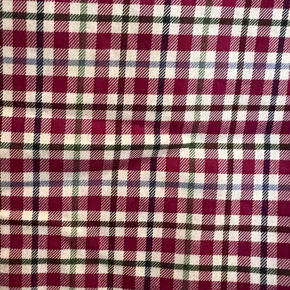 Polo Ralph Lauren Men's XL/TG Dark Pink Plaid Slim Fit Long Sleeve Blue Pony - Picture 5 of 6